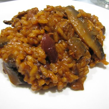 Kalamata and Porcini Risotto