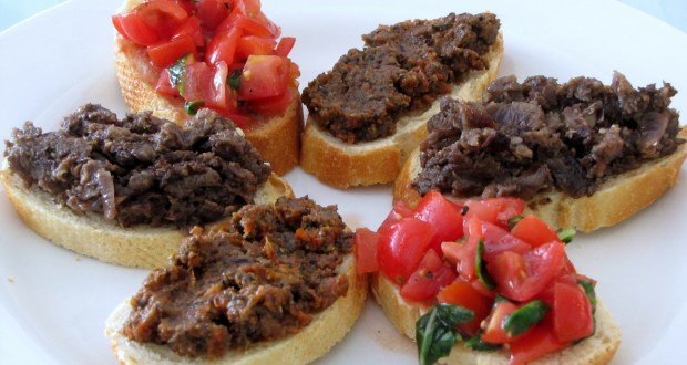 Olive, caper, and tomato crostini 1 copy