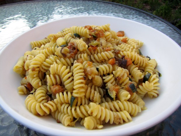 Sweet Potato and Zucchini Pasta